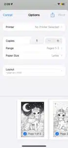 A Screenshot of Unicorn Coloring Pages Website